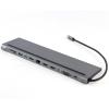 12 in 1 Hub Docking Station, USB Docking Station Dual Monitor, Docking Station for Ensuring Efficient Power Transmission view 1