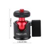 360 Degree Ball Head, Mini Camera Ball Head for DSLR Camera, Fill Light, Mobile Phone view 2