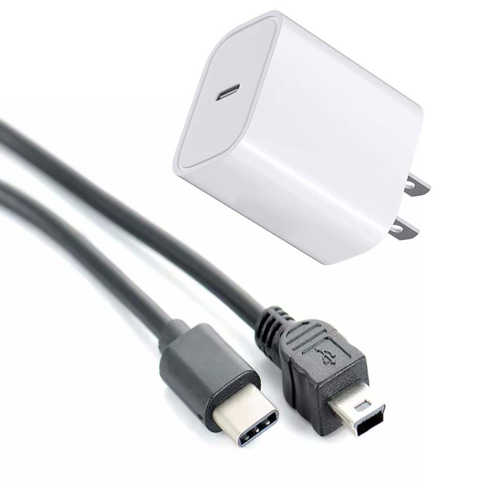USB C USBC Calculator Charger Cable & Block Set for Texas Instruments TI-84 Plus CE Color/TI-Nspire CX/CX CAS/TI-84 Plus/TI-84 Plus C Silver Edition/TI 89 Titanium Graphing Calculators
