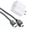 USB C USBC Calculator Charger Cable & Block Set for Texas Instruments TI-84 Plus CE Color/TI-Nspire CX/CX CAS/TI-84 Plus/TI-84 Plus C Silver Edition/TI 89 Titanium Graphing Calculators view 1