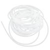 Yuecoom Spiral Wire Wrap Cord Spiral Wire Wrap Organizer Sleeve Hose Flexible Cable Organizer Holder Management White Spiral Wire Wrap Holder (25-2m) view 4