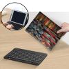 Case for Amazon Fire HD 10 & 10 Plus Tablet (13th/11th Generation, 2023/2021 Release) 10.1" with Keyboard, PU Leather Multiple-Angles Keyboard Case for Amazon Fire Tablet 10, Wooden America Flag view 3