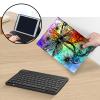 Case for Amazon Fire HD 10 & 10 Plus Tablet (13th/11th Generation, 2023/2021 Release) 10.1" with Keyboard, PU Leather Multiple-Angles Keyboard Case for Amazon Fire Tablet 10, Dragonfly Flowers view 3