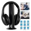 Queemie Wireless Headphones for TV Watching, FM Radio & Monitor, Wired Headset with Digital Decorder, Over-Ear Headset for Adult and Senior, Compatible Computer TV view 4