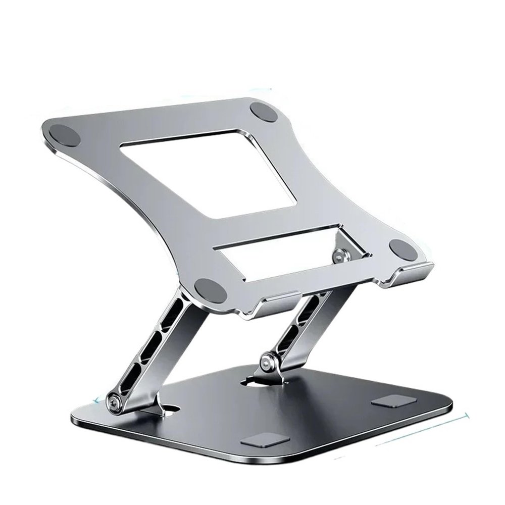 LHXEQJAM Adjustable Aluminum Alloy up to 17 inch Laptop Portable Folding Cooling Stand(Silver)