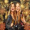 15x10ft Vinyl XMJJKUF Happy New Year 2026 Backdrop Gold Champagne Sparkling Fireworks Countdown Clock Background New Year Festival Party Supplies Photo Booth Props view 2