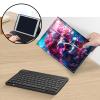 Case for Amazon Fire HD 10 & 10 Plus Tablet (13th/11th Generation, 2023/2021 Release) 10.1" with Keyboard, PU Leather Multiple-Angles Keyboard Case for Amazon Fire Tablet 10, Rose Skull view 3