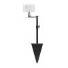 LKBEJMYY Adjustable Table Frosted Light Stand, Table Mount Bracket with Standard 1/4 Screw, Ball Head for Ring Light, Video, Projector(Triangle) view 1