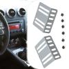 2 Pcs DIN Installation Kit Din Bracket Holder Support, Metal Car Stereo Radio Mounting Bracket And Screws Kit, Car Audio & Video for DASH Mounting Kit view 3
