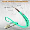VIGTP OM3 Multi-Mode Aqua LSZH Fiber Cable 3m 5Pack - LC to LC 50/125m, 10Gb Ethernet view 3