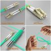 VIGTP OM3 Multi-Mode Aqua LSZH Fiber Cable 3m 5Pack - LC to LC 50/125m, 10Gb Ethernet view 4