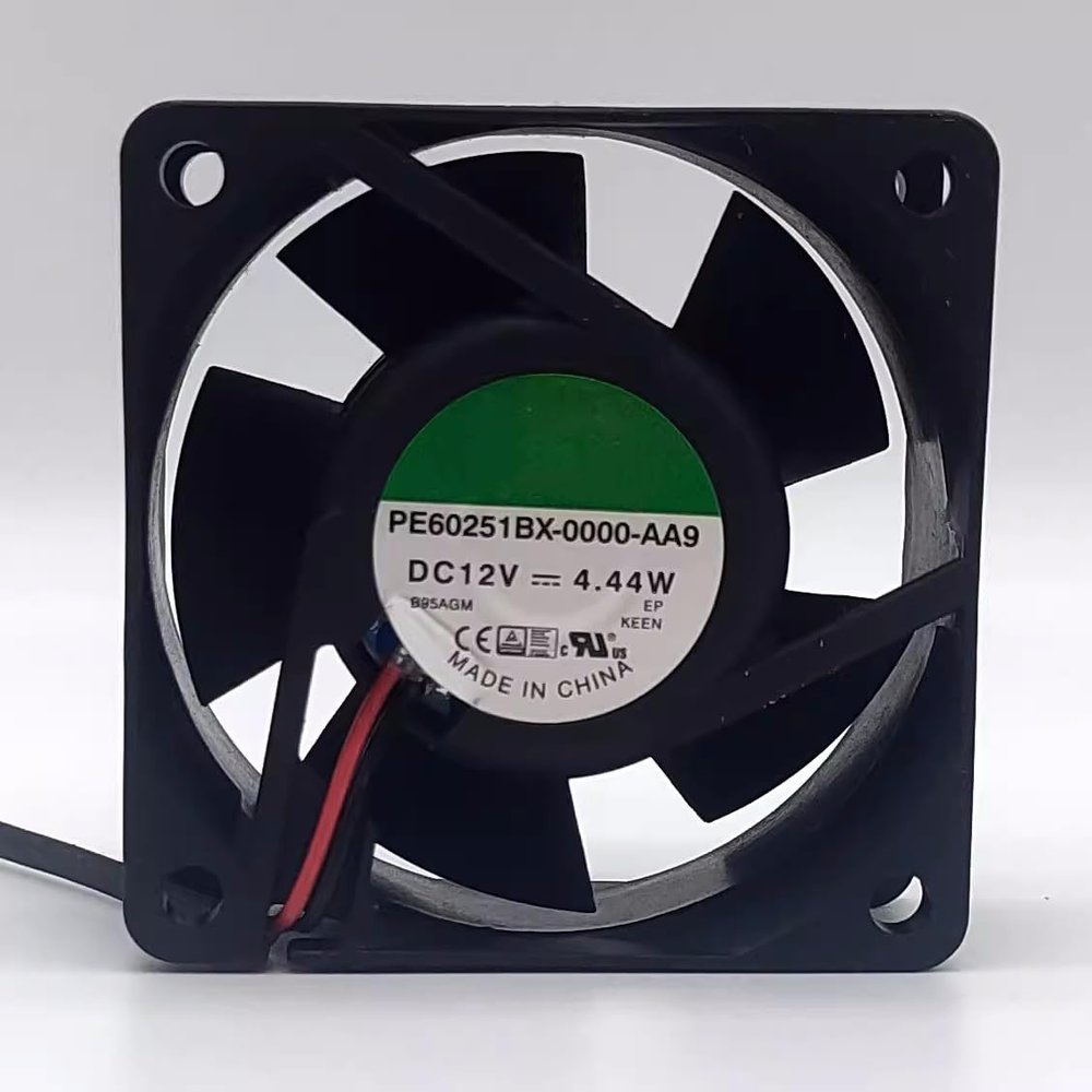 for PE60251BX-0000-AA9 12V 4.44w 6025 6cm high air Volume Ball Cooling Fan