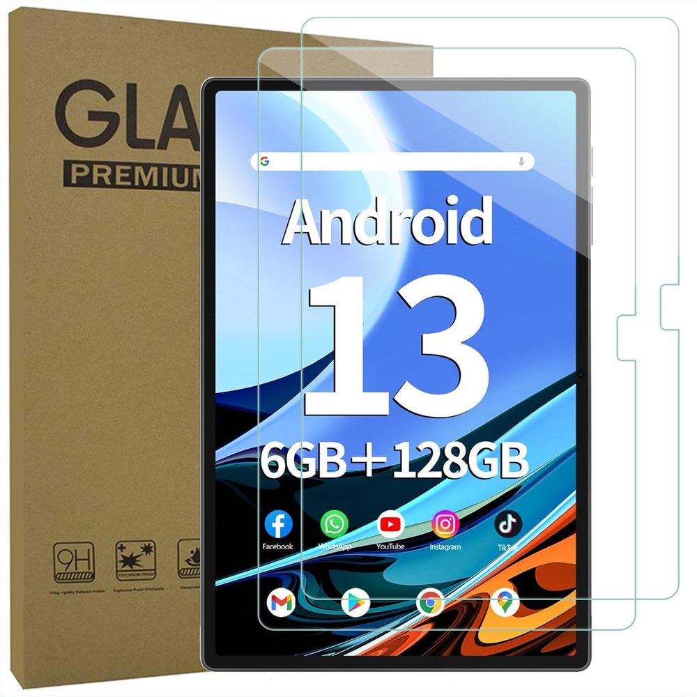 AKNICI 2-Pack Tempered Glass Screen Protector for SGIN T12 Tablet 10.51 Inch, Ultra Clear Transparency Anti-Scratch 9H Hardness