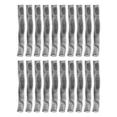 Plastic Spiral Binding Coils,20 Pcs 32mm Diameter Coil Spiral Binding Machine 48 Teeth 4:1 Pitch 280 Sheet Capacity Binding Machine Manual Book Maker Punch for Document