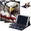 Case for Amazon Fire HD 10 & 10 Plus Tablet (13th/11th Generation, 2023/2021 Release) 10.1" with Keyboard, PU Leather Multiple-Angles Keyboard Case for Amazon Fire Tablet 10, Eagle view 1