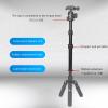 3 Section Tripod Extension Arm Strong and Lightweight Aluminum Alloy Tripod Extension Tube with Rubber Adjustment Knob Monopod Extension Rod Pan Head Stabilizer for Camera Photogra view 3