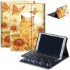 Case for Amazon Fire HD 10 & 10 Plus Tablet (13th/11th Generation, 2023/2021 Release) 10.1" with Keyboard, PU Leather Multiple-Angles Keyboard Case for Amazon Fire Tablet 10, Orange Cat view 1