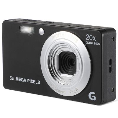 Angoily Digital Resolution Compact Vlogging Recorder for Travel User-Friendly Design Card Included for Students and Beginners