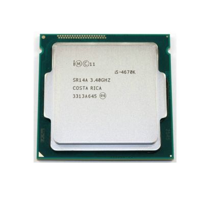 EWKYLSEM CPU I5 4670K 3.4GHz 6MB Socket LGA 1150 Quad-Core CPU Processor SR14A