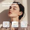 Yistao Open Ear Headphones with 35 Hours Playtime, True Wireless Air Conduction Earbuds Featuring Ear Hooks, Bluetooth 5.3, IPX6 Waterproof Design, Comfortable and Secure Fit for Sports - Beige view 3