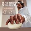 Yistao Open Ear Headphones with 35 Hours Playtime, True Wireless Air Conduction Earbuds Featuring Ear Hooks, Bluetooth 5.3, IPX6 Waterproof Design, Comfortable and Secure Fit for Sports - Beige view 4