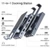 Versatile USB C Docking Station for iPad (USB-C), 11-in-1 with SD TF 4.0 Reader, 4K@60Hz HDMI, RJ45, Audio, USB A, USB c, Rotatable, Also for Tablet, Steam Deck, ROG Ally, Legion Go, with 65W Adapter view 4