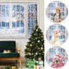 YongFoto Winter Snow Window Scene Backdrop 20x10ft Tree Rime Snowfield Snowy Photography Background Christmas New Year Event Party Banner Room Decor Portraits Photoshoot Wallpaper Studio Booth Props view 4