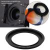Be In Your Mind 1Pc Camera Filter Ring Adapter Metal Upgrade Ring Wide Angle Adapter Ring Threaded Filter Accessory 72mm to 100mm Compatible with LEE 4 * 4 4 * 5.65 Filter System view 3