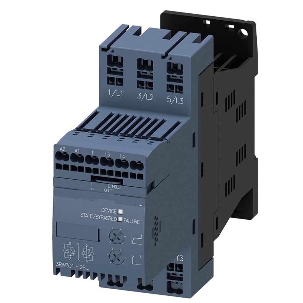 ETURBEV 3RW3014-2BB14 Soft Starter Soft Starter S00 6.5 A, 3 kW/400 V, 40  C 200-480 V AC, 110-230 V AC/DC cage Type terminals