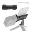 Metal Phone Tripod Mount, 360 Rotation Universal Phone Tripod Mount with Cold Shoe Mount & 1/4in Screw Hole for Desktop Tripod Video Live Streaming view 3