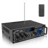 Amplifier Home Audio Stereo Receivers with Bluetooth 5.0,Receicer for Speakers Max 800W, 2.0 Channel Stereo Amplifier System for Home Speakers, Karaoke,Garage,Home Amp/USB/SD/RCA/MIC in view 1