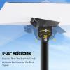 Starlink Gen 3 Mount with Adapter, Extension-Type Heavy Duty Starlink Long Wall Mount, StarLink Pole Mount, Mounting Kit for Starlink Gen 3 Internet Kit Satellite view 2