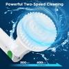 Electric Spin Scrubber, 2024 New Bathroom Cleaner, Power Shower Cleaning Brush with Extendable Handle & 4 Brush Heads, Shower Scrubber for Bathtub Tile Grout Kitchen Window and Floor view 2