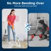 Electric Spin Scrubber, 2024 New Bathroom Cleaner, Power Shower Cleaning Brush with Extendable Handle & 4 Brush Heads, Shower Scrubber for Bathtub Tile Grout Kitchen Window and Floor view 3