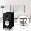 Tertullus Speaker Spikes HiFi Spring Isolation Feet Pad, 4PCS Aluminum Non-Slip Shockproof Stand Feet for Audio,Speakers, Subwoofers, Turntable DAC etc(Silver) view 2