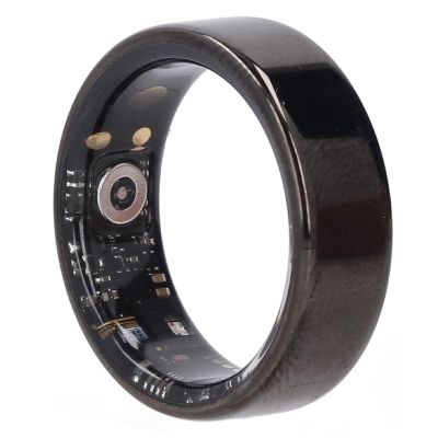 ASHATA Smart Ring for Women and Men, Sport Sleep Fitness Rings, Smart Ring Multi Function Monitoring Remote Care IPX8 Lightweight Rings with Charging Case (13#)