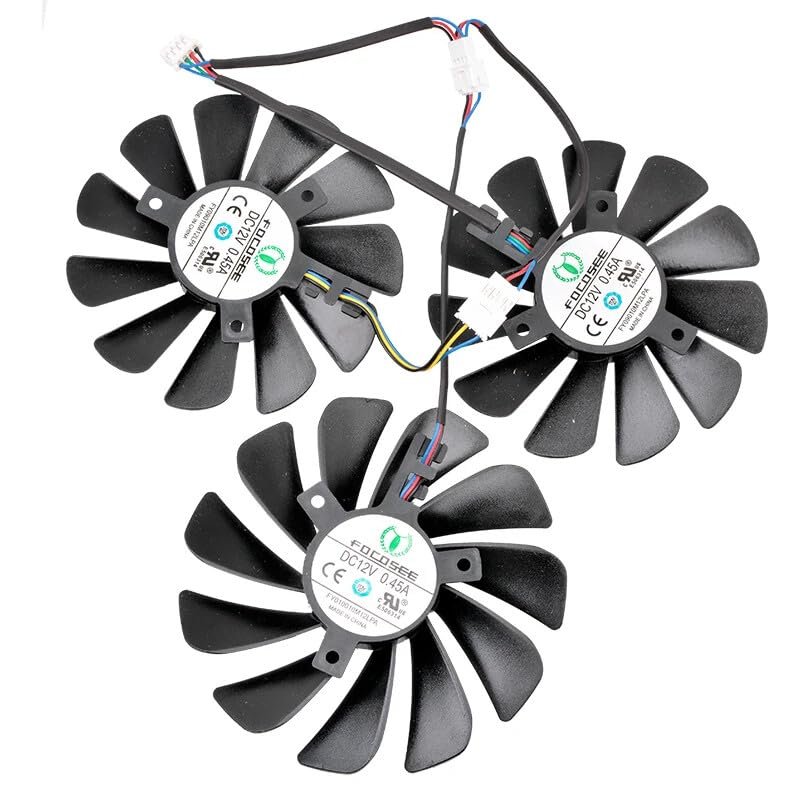 12V 0.45A 95mm 85mm 4pin Cooling Fan Replacement for XFX Radeon 5600XT RX 5700 XT Thicc III Ultra RX-57XT8TBD8 Graphics Video Card