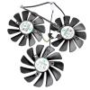 12V 0.45A 95mm 85mm 4pin Cooling Fan Replacement for XFX Radeon 5600XT RX 5700 XT Thicc III Ultra RX-57XT8TBD8 Graphics Video Card view 1