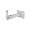 HEAIQI Speaker Stand Speaker Stand Wall Mount Audio Stand Video Media Stand Speaker Stand Retractable Swivel White Black Speaker Mounts and Media Stands(White,1) view 1