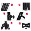 HEAIQI Speaker Stand Audio Stand Professional Tripod Speaker Stand Tripod Floor Stand Tray Rack Household Metal Tripod Speaker Mounts and Media Stands view 3