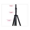 HEAIQI Speaker Stand Audio Stand Professional Tripod Speaker Stand Tripod Floor Stand Tray Rack Household Metal Tripod Speaker Mounts and Media Stands view 4