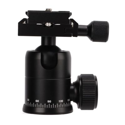 Tripod Ball Head, Aluminum Mini Ball Head Screw Tripod Mount 360 Rotating Panoramic Ball Head with 1/4 Inch Screw for DSLR Camera Camcorder Smartphone