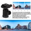 Tripod Ball Head, Aluminum Mini Ball Head Screw Tripod Mount 360 Rotating Panoramic Ball Head with 1/4 Inch Screw for DSLR Camera Camcorder Smartphone view 2