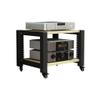 HEAIQI Speaker Stand Roller Speaker Bracket Audio Bracket Media Components Multi-Layer Audio Bracket Speaker Cabinet 2/3/4 Layer Speaker Mounts and Media Stands(S1) view 1