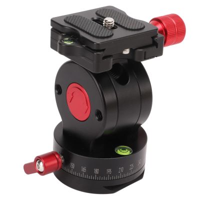 Tripod Ball Head, Metal Ball Head Camera Tripod Head Panoramic Pan Tilt Ballhead with Quick Release Plate for Tripod, Monopod, DSLR, Camera