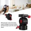 Tripod Ball Head, Metal Ball Head Camera Tripod Head Panoramic Pan Tilt Ballhead with Quick Release Plate for Tripod, Monopod, DSLR, Camera view 3