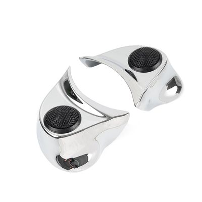 Cnswee6 Motorbike Tweeter Pods Speaker Spacer 1pair for Harley Batwing Fairings 14-23 Ultra Limited FLHTK, Ultra Limited Low FLHTKL ABS Chrome