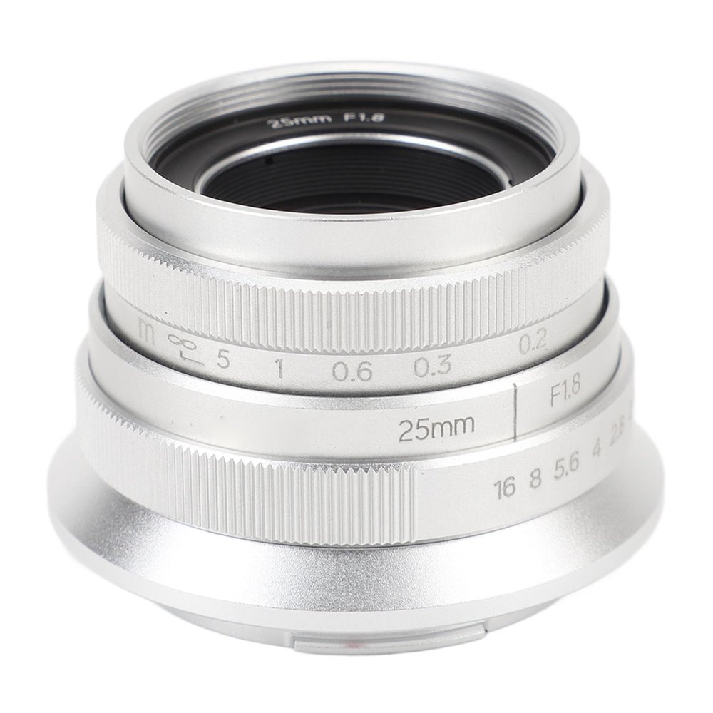 CFTGIW 25mm F1.8 Large Aperture Lens with 20cm Minimum Focus Distance, for M M2 M3 M5 M6 M10 M100 M50 M200