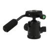 Ball Head with Handle, Metal Heavy Duty Camera Tripod Ball Head 360 Degree Rotating Camera Mount Ball Head for Monopod, Slider, DSLR Camera, Camcorder 5-10Kg Load Capacity view 1