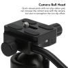 Ball Head with Handle, Metal Heavy Duty Camera Tripod Ball Head 360 Degree Rotating Camera Mount Ball Head for Monopod, Slider, DSLR Camera, Camcorder 5-10Kg Load Capacity view 4